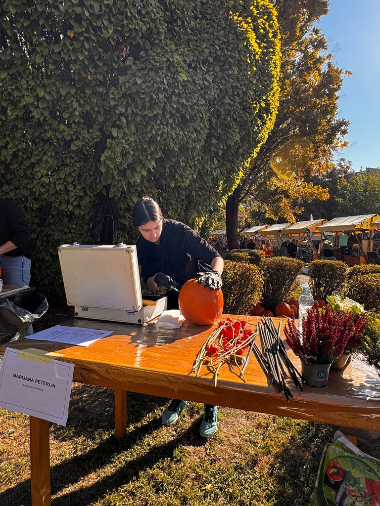 NAŠA UČENICA MARIJANA PETERLIN SUDJELOVALA NA 22. BUČIJADI U IVANIĆ-GRADU! 🎃🌻 img 20261006 wa0027